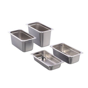 1/3 Stainless Steel Anti-Jam European Style Gastronomy Pan 32.5x17.6CM