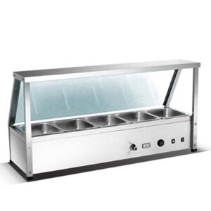 5 GN Pan Commercial Bain Marie Food Warmer