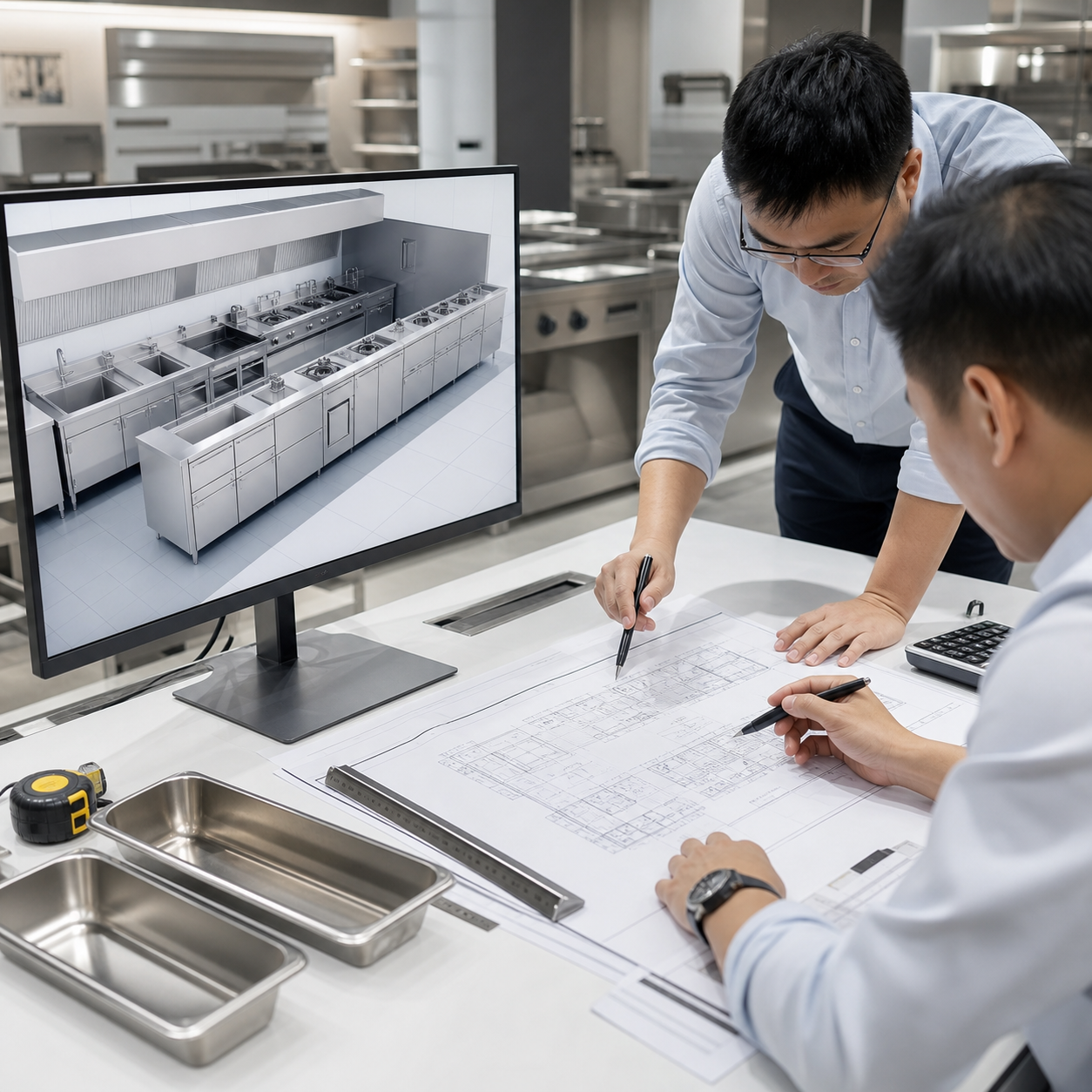 One-stop kitchen equipment solution planning for restaurant projects